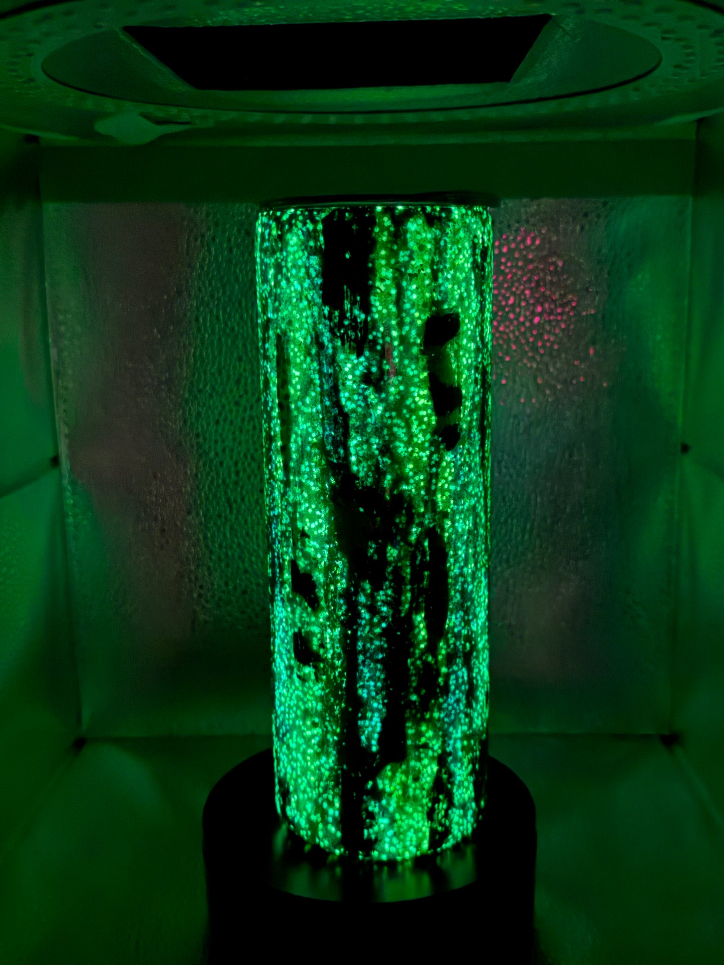 #1 20oz green rustic raindrop tumbler