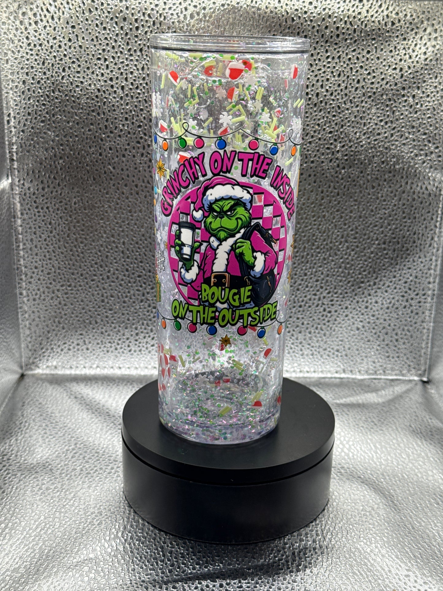 #54 18oz boujie Grinch