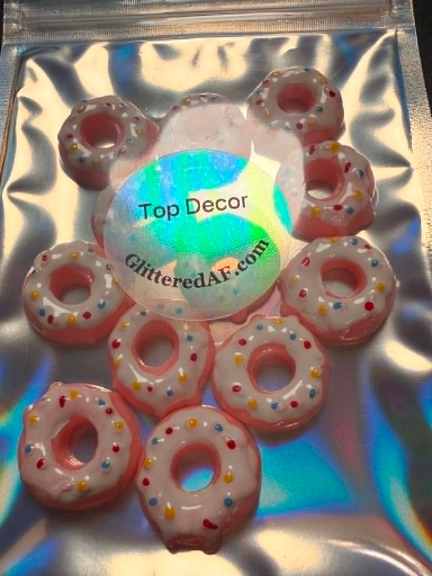 Light Pink Donuts - Top Decor