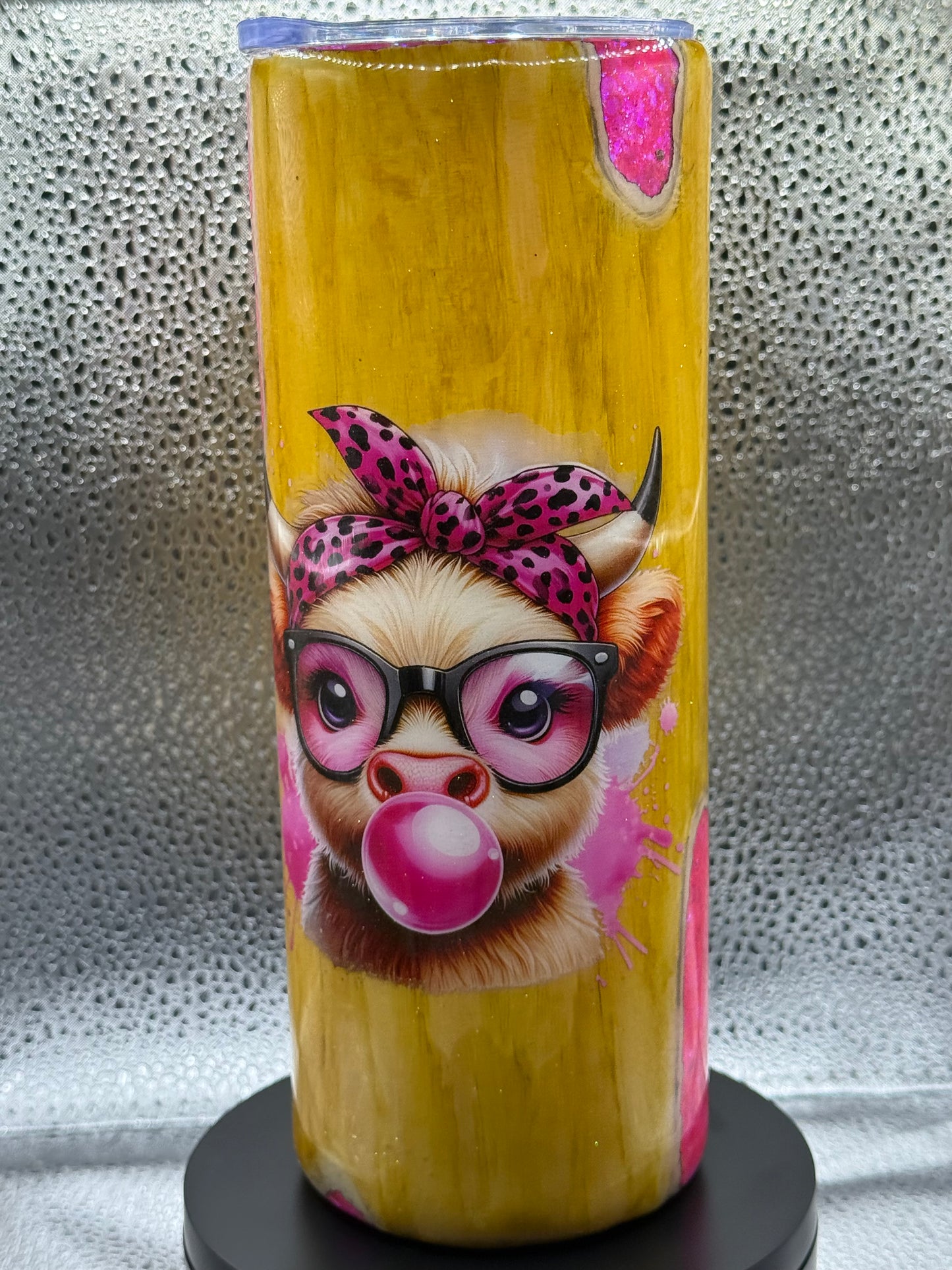 THE yellow cow. Waffle.