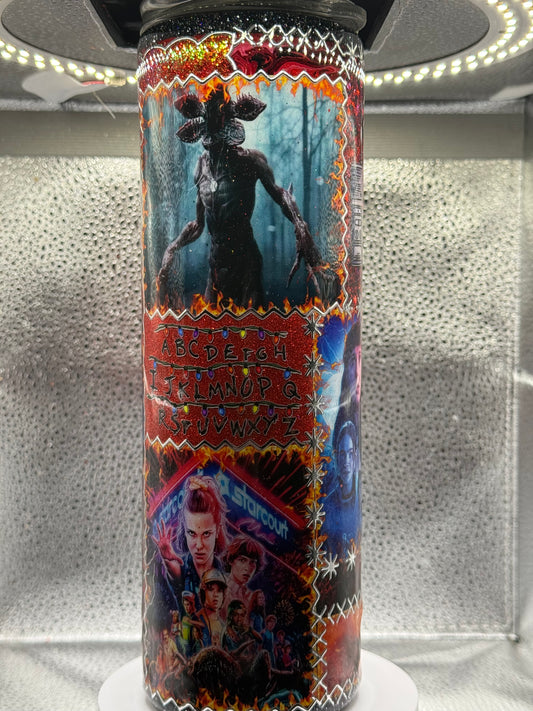 30oz skinny tumbler stranger things