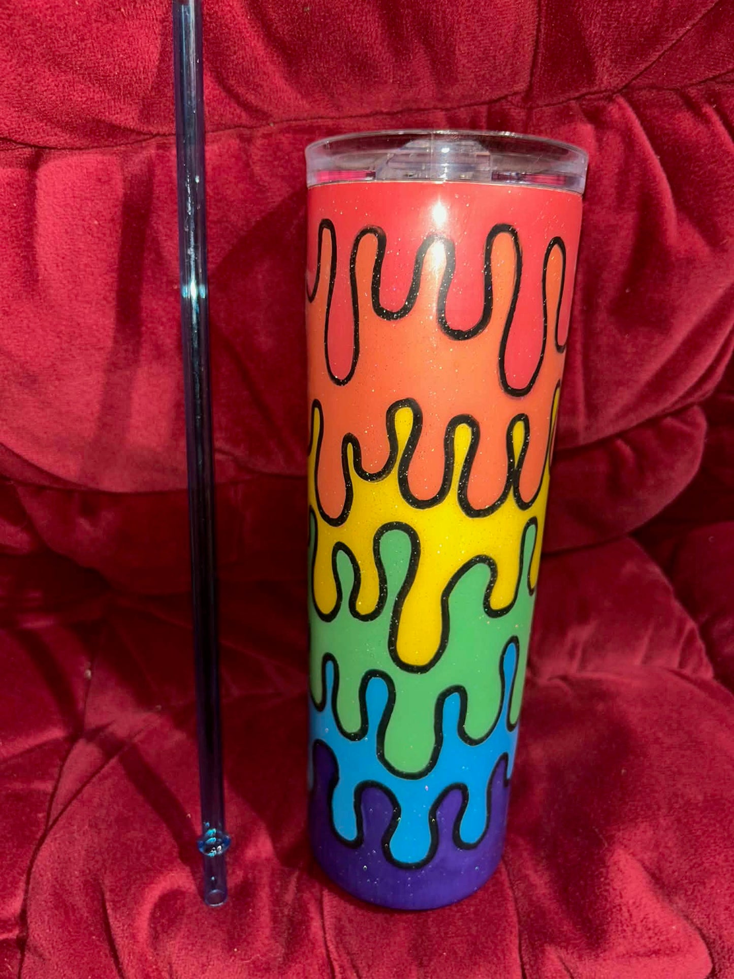 #45 Color Drip Tumbler