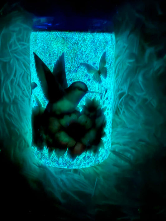 12 oz Duozie - Hummingbird - GLOWS