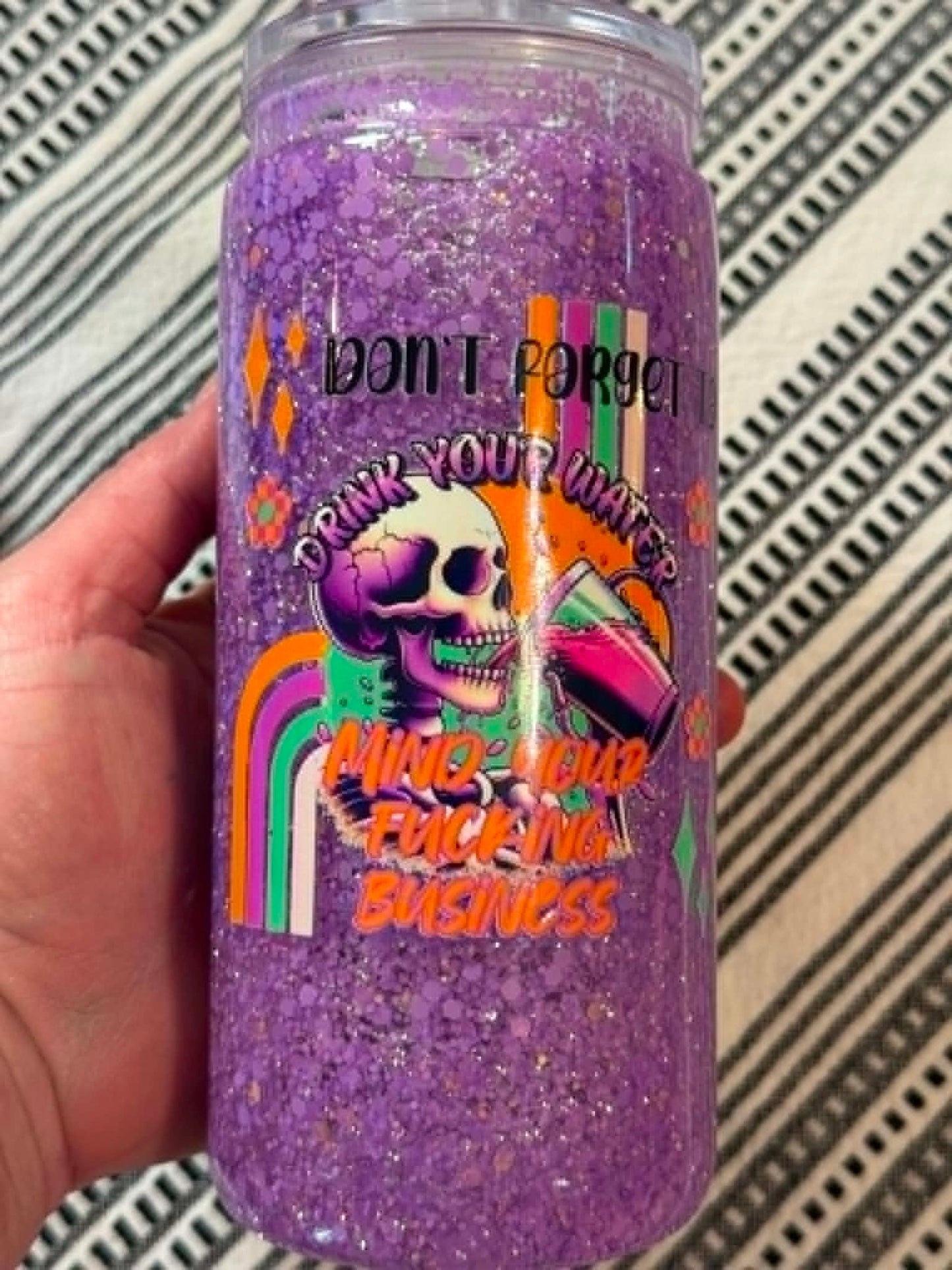 20 oz Mind Yo Biz Snow Globe