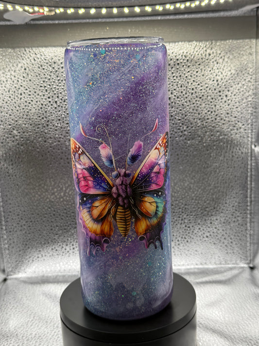 #34 20oz tumbler glow Milky Way ￼