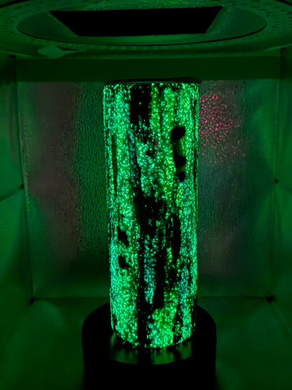 #1 20oz green rustic raindrop tumbler