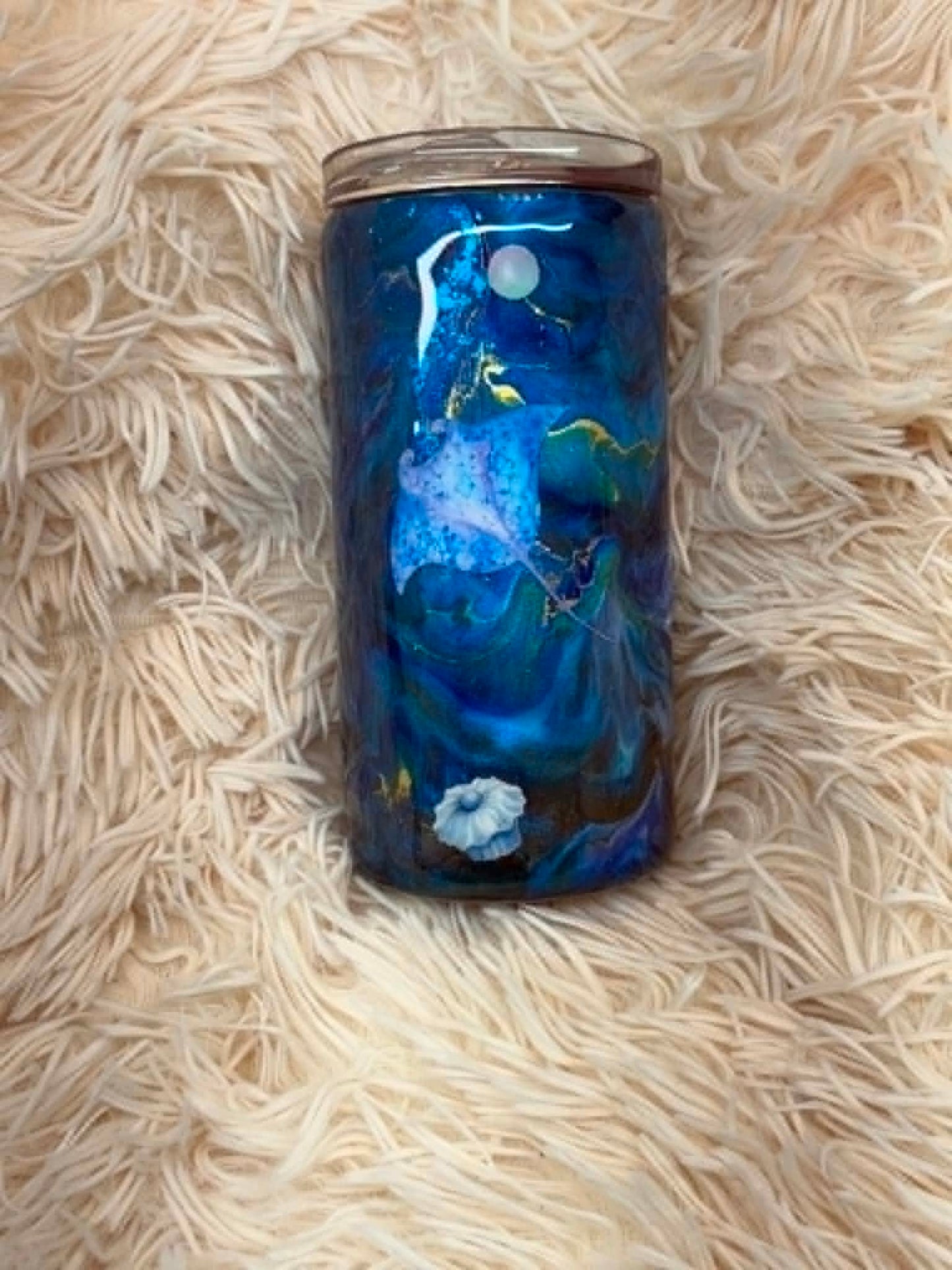 12 oz Duozie - Blue - GLOWS!