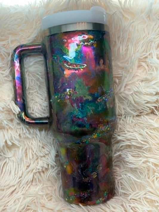 40 oz Oil Slick - GLOWS!