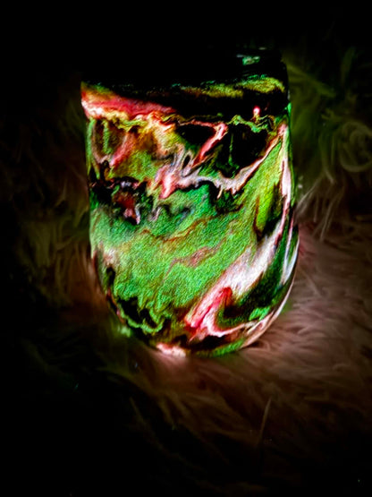 Wine Glass - Red Ink Drop - GLOWS