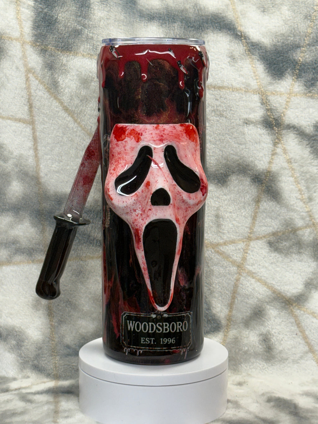 30oz ghost face marble