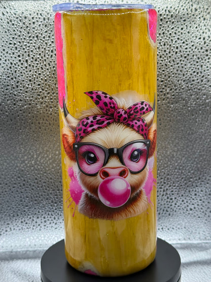 THE yellow cow. Waffle.