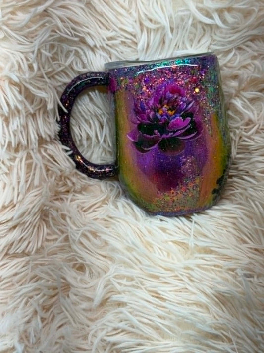 Multicolor Flower Coffee Mug