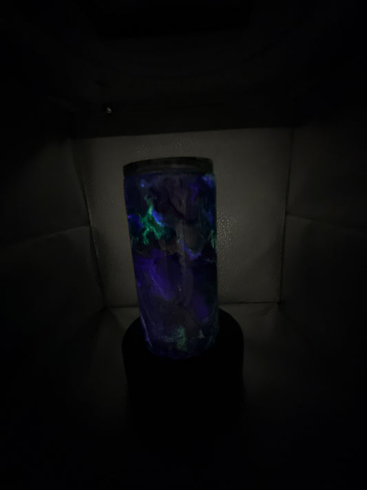 14oz skinny tumbler purple swirl