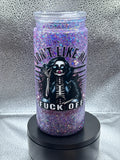 20oz sassy eff off purple mica and glitter