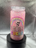 20oz everything sucks snow globe