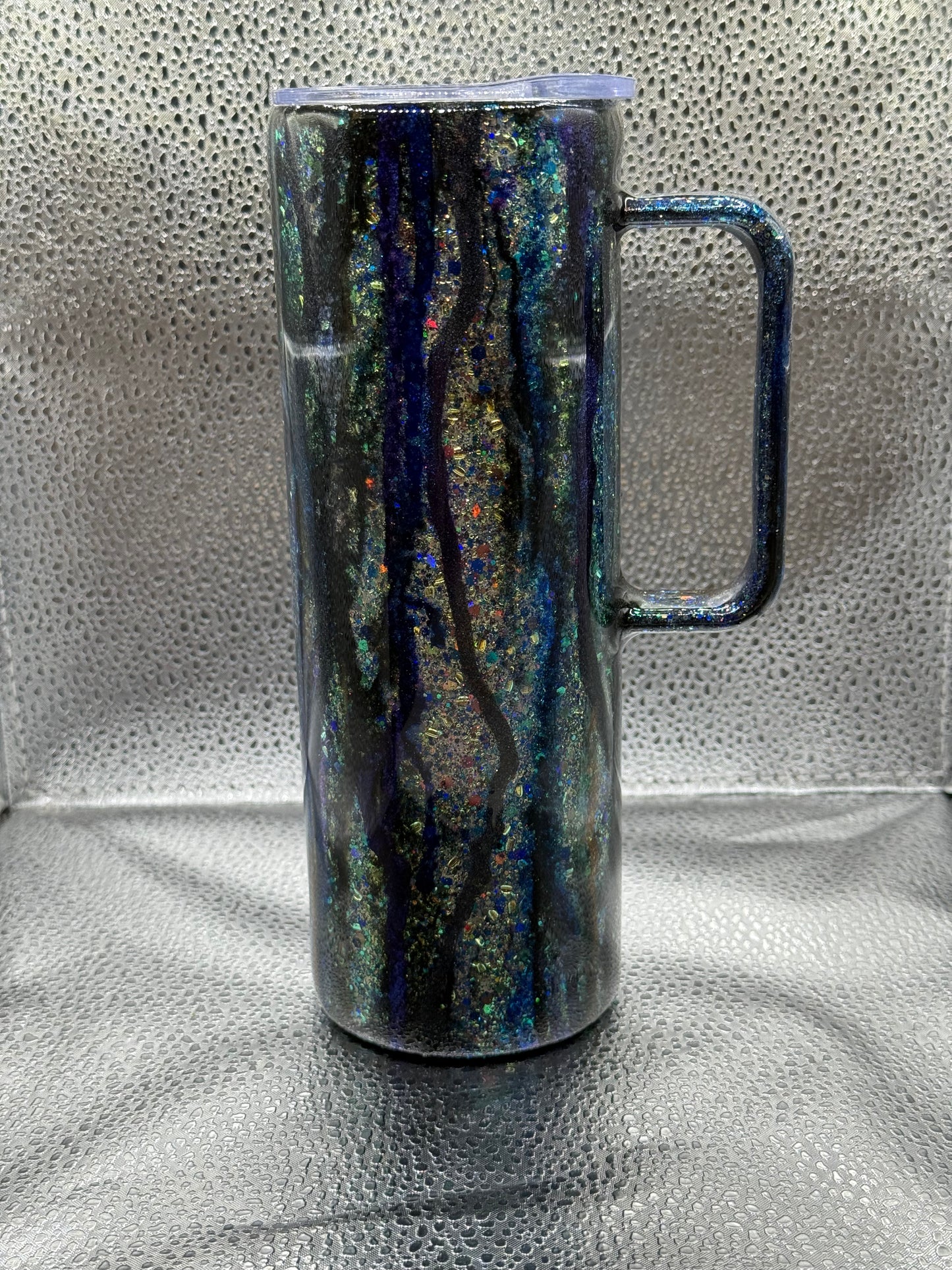 #19 20oz tumbler glow ozzy with custom handle