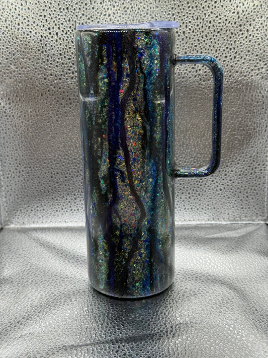 #19 20oz tumbler glow ozzy with custom handle