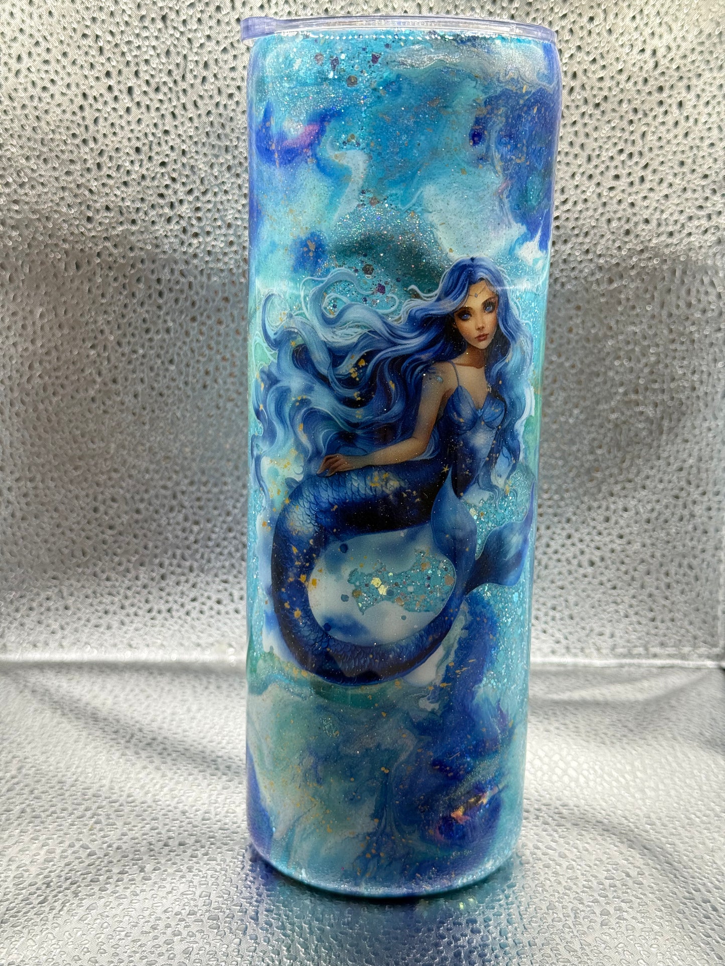 #20 20oz tumbler glow swirl mermaid