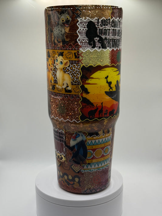 30oz tumbler Brett lion king cup