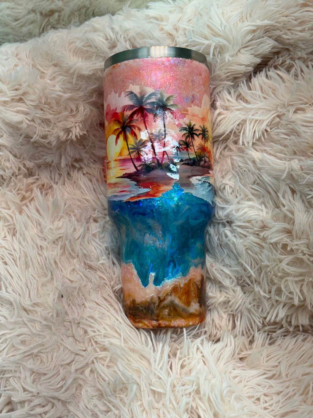 40 oz Beach Sunset - GLOW!S