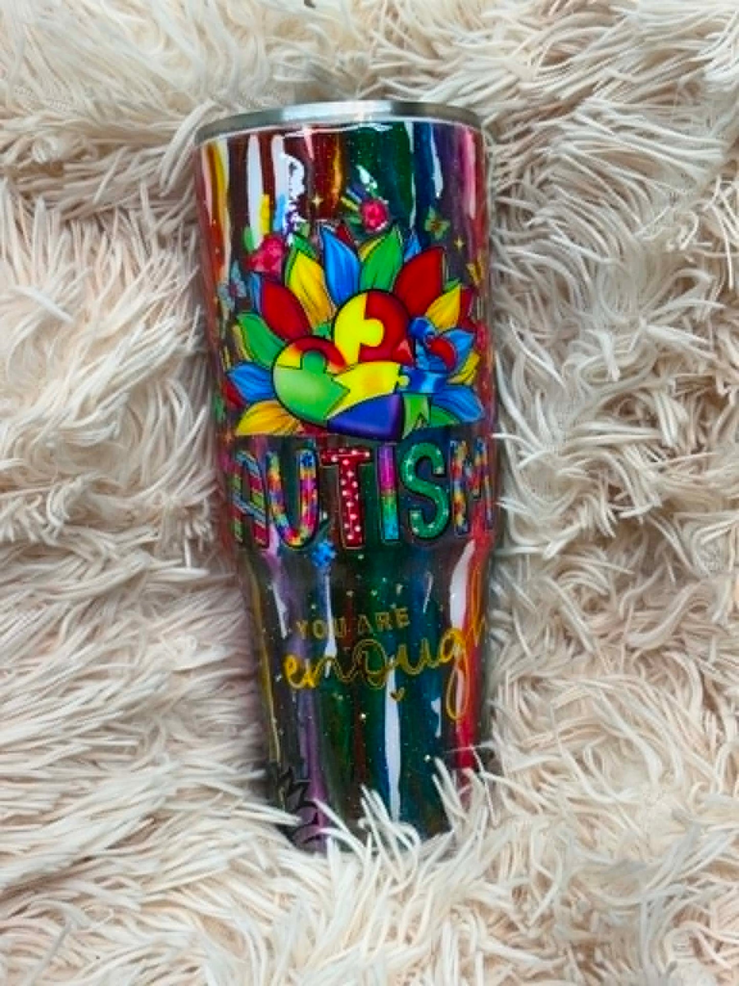 30 oz Autism Crayon Melt