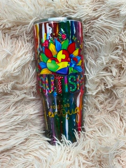 30 oz Autism Crayon Melt